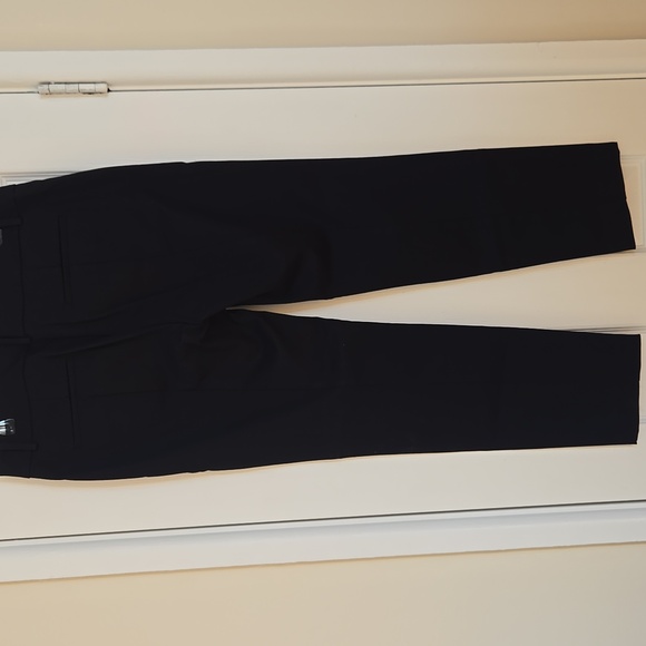 🖤 Ann Taylor Signature Black Ankle Dress Pants Size 4 Tailored Work - Picture 3 of 16